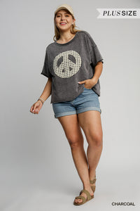 Peace Lace Applique Top
