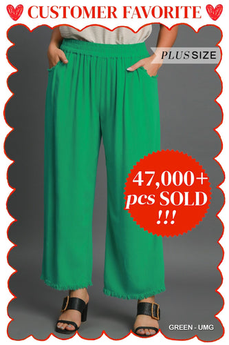 LINEN BLEND PANTS