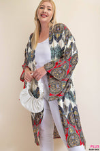 Load image into Gallery viewer, KIMONO SLEEVE LONG CARDIGAN