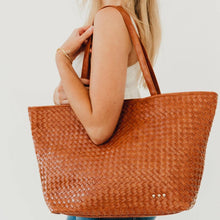 Load image into Gallery viewer, Woven Tiffany Organizer Tote Bag