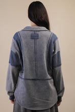 Load image into Gallery viewer, Plus Size Mineral Washed French Terry Knit Top