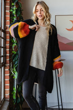 Load image into Gallery viewer, Stripe Sleeve Long Cardigan