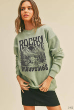 Load image into Gallery viewer, Unisex Rocky Mountain Graphic Sweatshirts