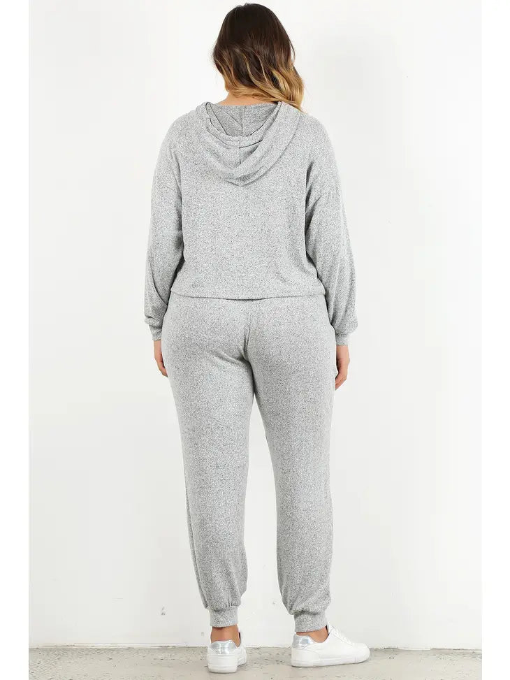 Soft Knit Pullover Hoodie