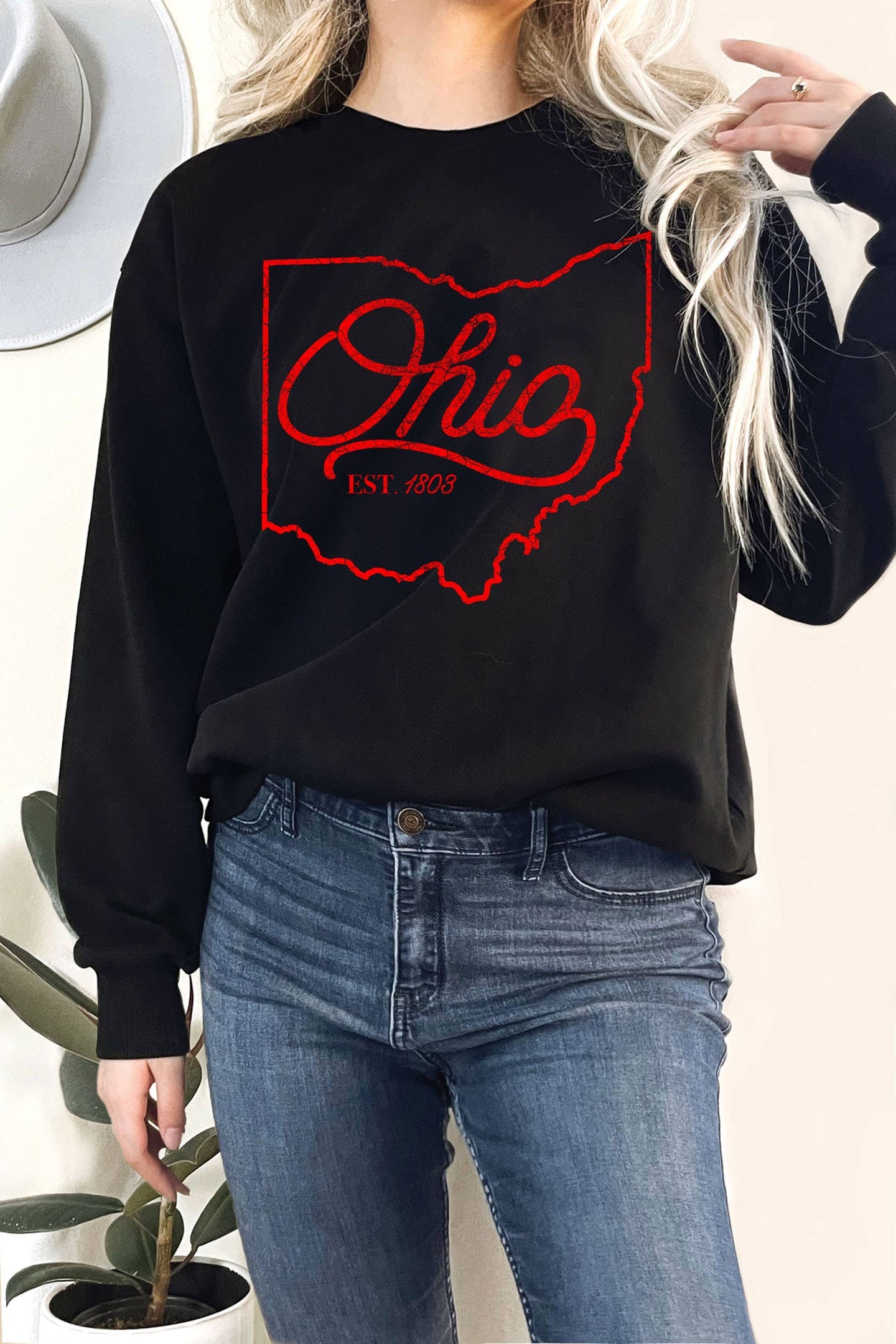 OHIO STATE PUFF GRAPHIC TERRY SWEATSHIRTS