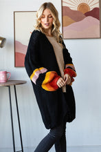Load image into Gallery viewer, Stripe Sleeve Long Cardigan