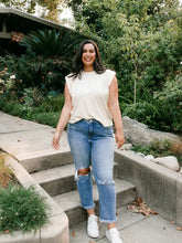 Load image into Gallery viewer, High Rise Crop Slim Straight Jeans