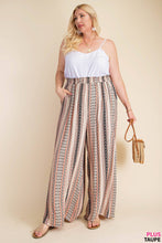 Load image into Gallery viewer, CRINKLE RAYON PRINT WAIST ELASTIC WIDE PANTS