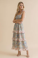 Load image into Gallery viewer, Smocking Tube Top Maxi Floral Woven Dress