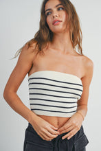 Load image into Gallery viewer, Striped Tube Top Sweater