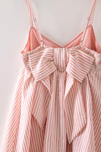 Load image into Gallery viewer, Stripe Bow Babydoll Sundress