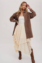 Load image into Gallery viewer, LACE TIER MIDI SKIRT