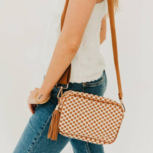 Load image into Gallery viewer, Woven Willow Camera Crossbody Bag Wholesale