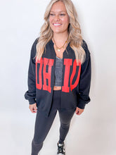 Load image into Gallery viewer, Black OHIO cardigan