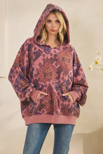 Load image into Gallery viewer, Printed Fleece Hoodie