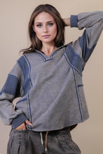 Load image into Gallery viewer, Plus Size Mineral Washed French Terry Knit Top