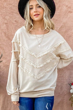 Load image into Gallery viewer, Tassels Detailed Sweatshirt Top