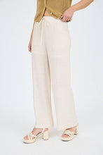 Load image into Gallery viewer, HIGH WAIST DRAWSTRING WIDE LEG LOUNGE PANTS