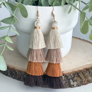 Free Fall Tassel Earrings
