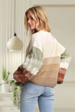 Load image into Gallery viewer, PLUS SIZE PUFF SLEEVE SWEATER TOP