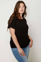 Load image into Gallery viewer, BAMBOO RUFFLE SLEEVE TOP