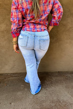 Load image into Gallery viewer, Shiloh Distressed Flare Jeans