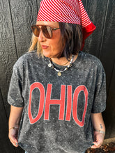 Load image into Gallery viewer, Ohio Bling Acid Washed Tee