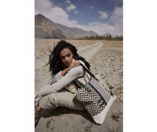 Load image into Gallery viewer, Globetrotter Patch Tote Bag