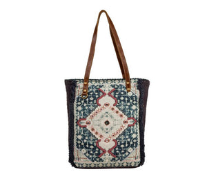 Homestyle Warmth Embroidered Tote Bag