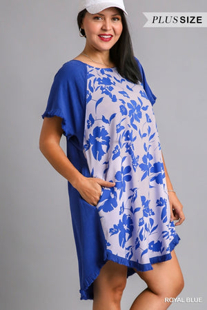LINE BLEND FLORAL PRINT DRESS