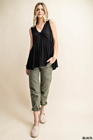 FRILLY SWING TANK TOP