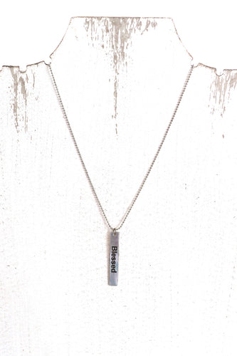 Blessed pendant necklace