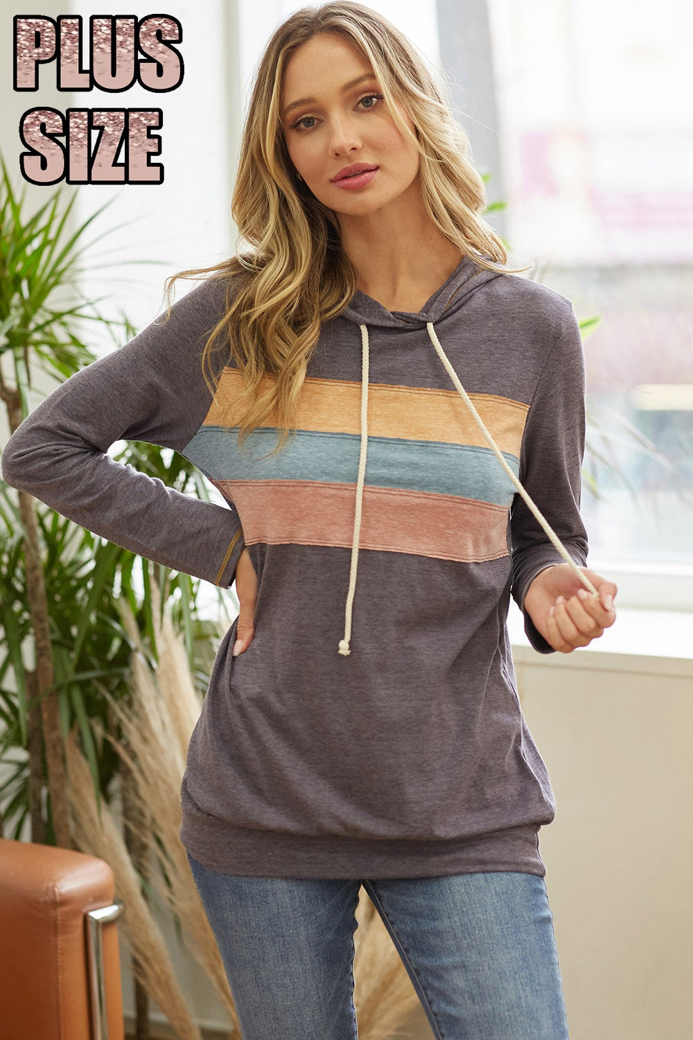 Triblend Colorblock Hoodie