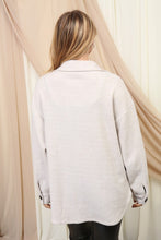 Load image into Gallery viewer, PLUS SIZE BRUSHED SHACKET