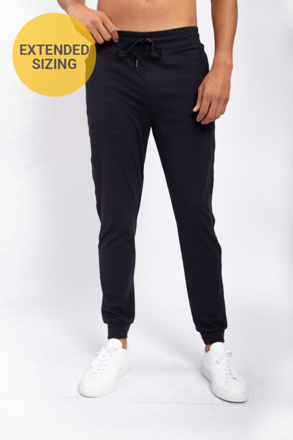 Men - EXTENDED Joggers with Zipper Pockets