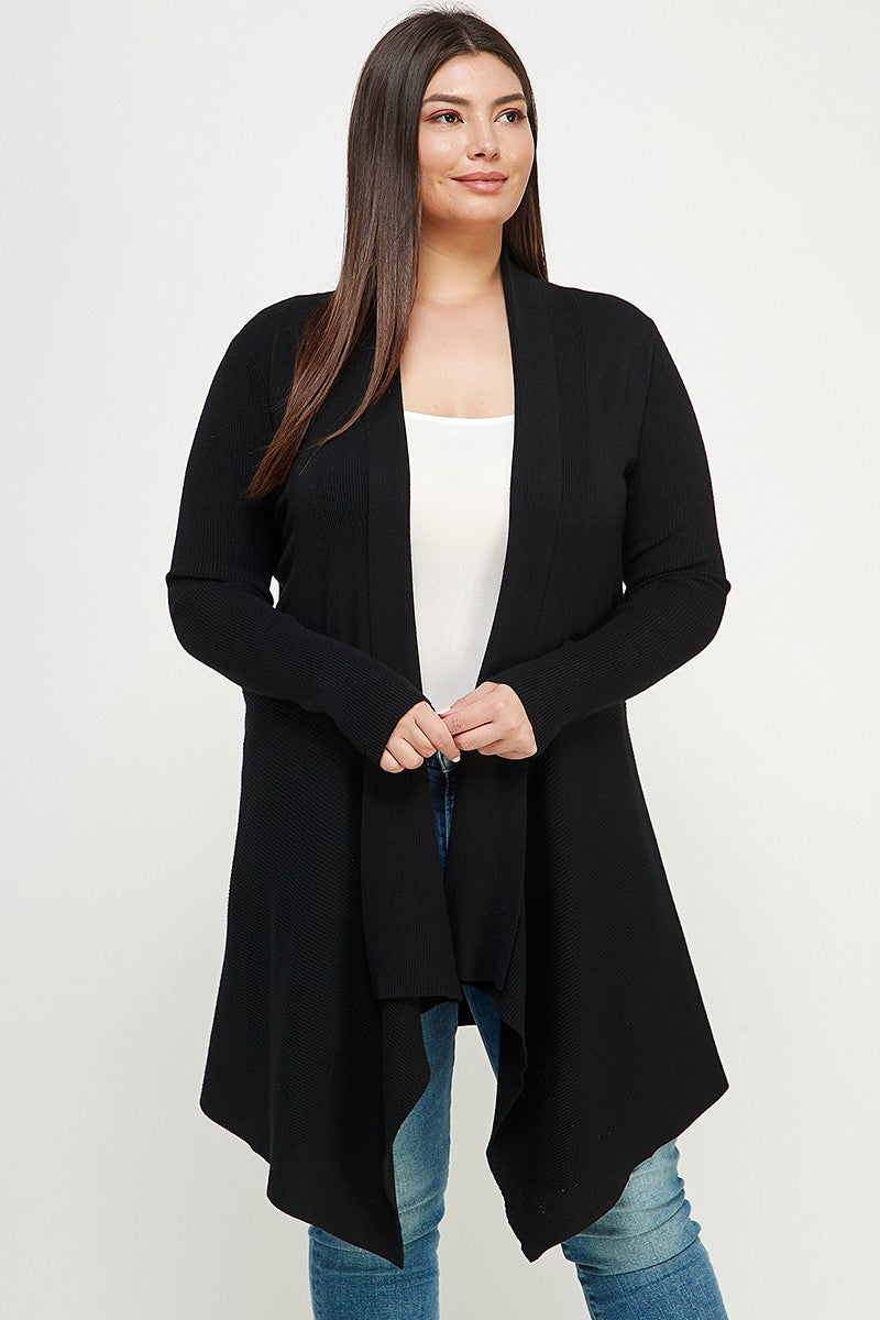 Soft Relaxed Everyday Cascade Cardigan