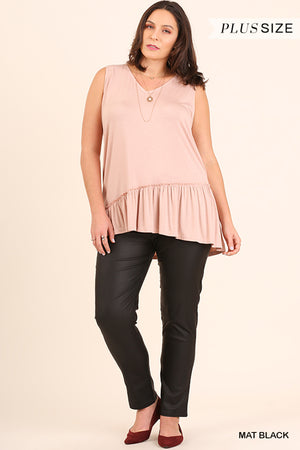 Metallic Slim Straight Jeggings