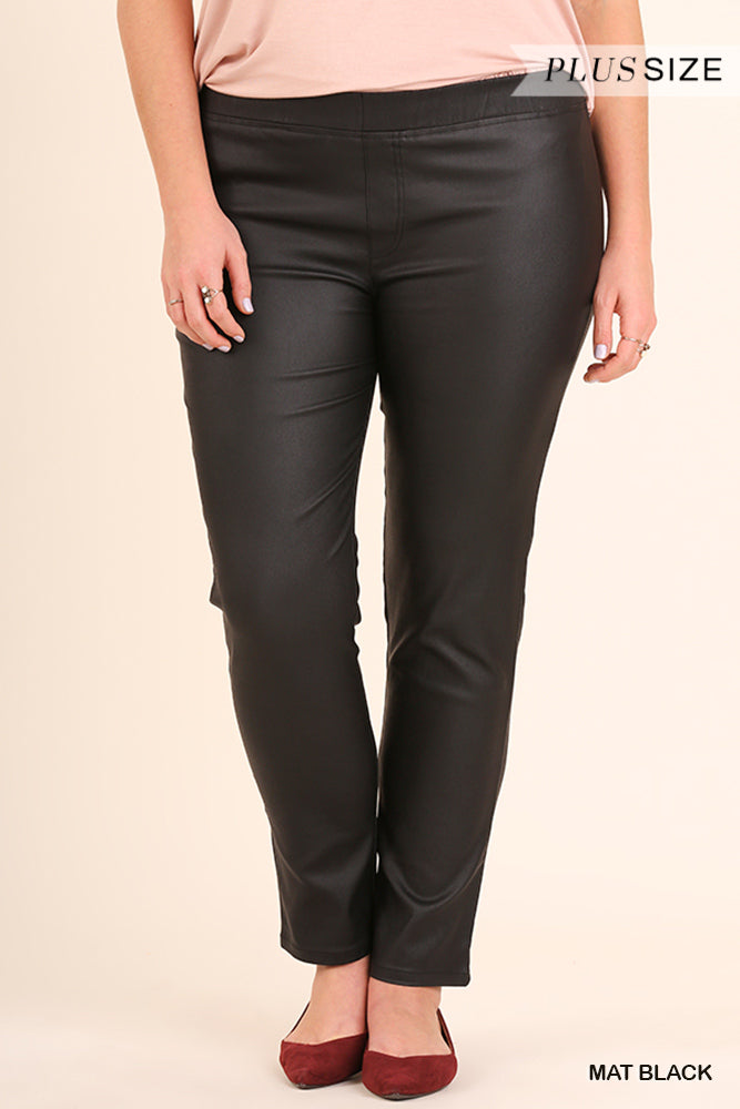 Metallic Slim Straight Jeggings