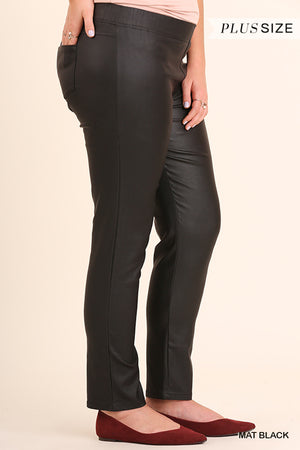 Metallic Slim Straight Jeggings
