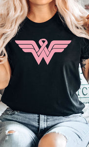 BREAST CANCER SUPERHERO TEE