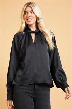 TWIST NECK BLOUSE