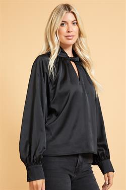 TWIST NECK BLOUSE