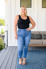Load image into Gallery viewer, Amanda High Rise Pull on Release Hem Skinny Jeans