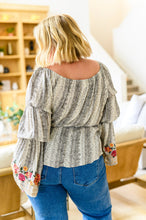 Load image into Gallery viewer, Don&#39;t Tempt Me Embroidered Blouse