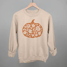 Pumpkin Flowers Sweatshirt