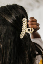 Load image into Gallery viewer, Spiral Claw Clip in Light Yellow