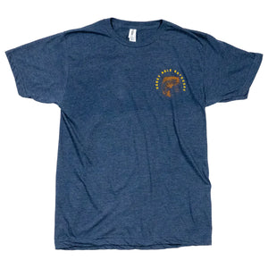 SHORT SLEEVE - SUNSET BASS - HEATHER NAVY