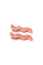 Load image into Gallery viewer, Wavy Clip Set Pink Pearl