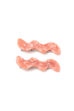 Load image into Gallery viewer, Wavy Clip Set Pink Pearl