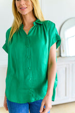 Load image into Gallery viewer, Working On Me Top in Kelly Green